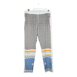 Clover Canyon Chain Motif Mixed Print Drawstring Pants SZ XS